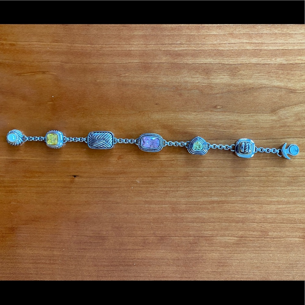 Mixed Gemstone Beacelet - Picture 3 of 4